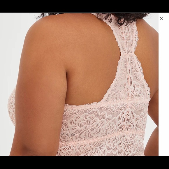 Torrid Pink Racerback Bralette Size 2 NWT’s - Picture 2 of 6
